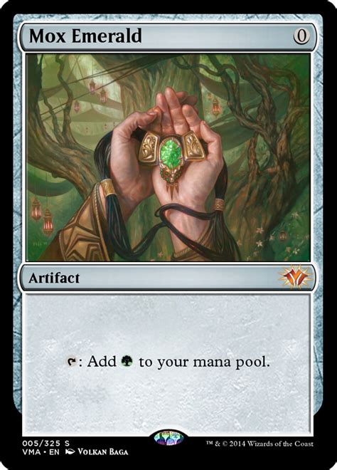 The Mechanics and Functionality of Mox Emerald in Magic: The Gathering